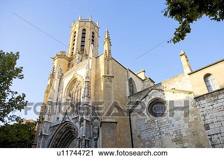 Church in Aix-en-Provence, Provence-Alpes-Cote d'Azur, France View Large Photo Image Stock Image - Church in Aix-en-Provence, Provence-Alpes-Cote d'Azur, France. Fotosearch