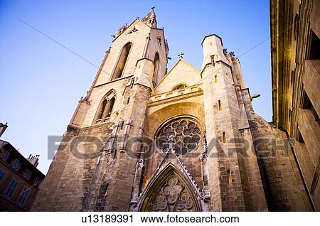 Church in Aix-en-Provence, Provence-Alpes-Cote d'Azur, France View Large Photo Image Stock Image - Church in Aix-en-Provence, Provence-Alpes-Cote d'Azur, France. Fotosearch