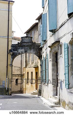 Picture - City View in Arles, Provence-Alpes-Cote d'Azur, France. Fotosearch