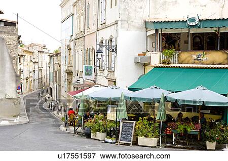Stock Photo - City View in Arles, Provence-Alpes-Cote d'Azur, France. Fotosearch