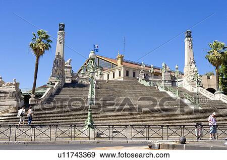 Stock Photo - City View in Marseille, Provence-Alpes-Cote d'Azur, France. Fotosearch