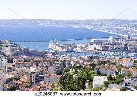 City View in Marseille, Provence-Alpes-Cote d'Azur, France View Large Photo Image Stock Photo - City View in Marseille, Provence-Alpes-Cote d'Azur, France. Fotosearch