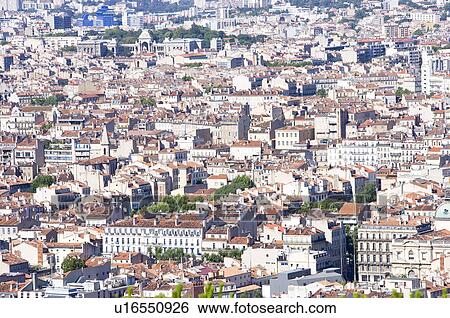 Stock Photograph - City View in Marseille, Provence-Alpes-Cote d'Azur, France. Fotosearch
