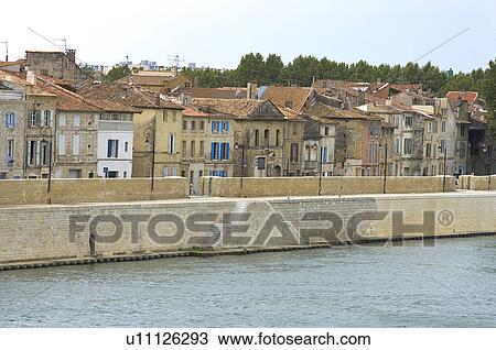 Rhone River in Avignon, Provence-Alpes-Cote d'Azur, France View Large Photo Image Stock Image - Rhone River in Avignon, Provence-Alpes-Cote d'Azur, France. Fotosearch