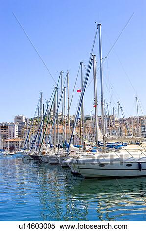 Vieux Port in Marseille, Provence-Alpes-Cote d'Azur, France View Large Photo Image Stock Photography - Vieux Port in Marseille, Provence-Alpes-Cote d'Azur, France. Fotosearch