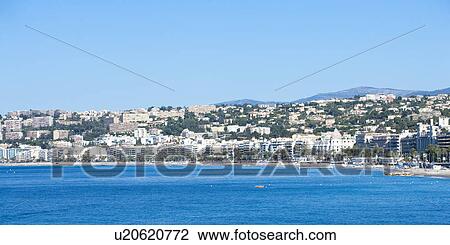 Beach and Coastline in Nice, Provence-Alpes-Cote d'Azur, France, Europe View Large Photo Image Stock Image - Beach and Coastline in Nice, Provence-Alpes-Cote d'Azur, France, Europe. Fotosearch