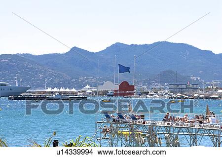 Beach, Cannes, Provence-Alpes-Cote d'Azur, France, Europe View Large Photo Image Picture - Beach, Cannes, Provence-Alpes-Cote d'Azur, France, Europe. Fotosearch