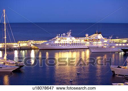 Stock Photo - Harbor in Monaco. Fotosearch