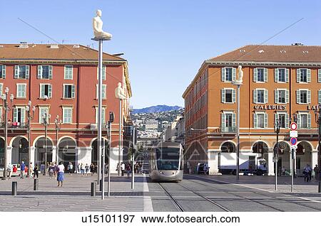 Nice, Provence-Alpes-Cote d'Azur, France, Europe View Large Photo Image Stock Photo - Nice, Provence-Alpes-Cote d'Azur, France, Europe. Fotosearch