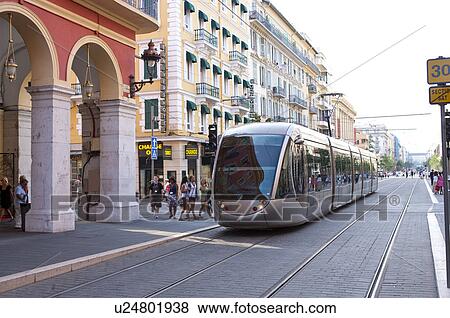 Stock Photo - Nice, Provence-Alpes-Cote d'Azur, France, Europe. Fotosearch