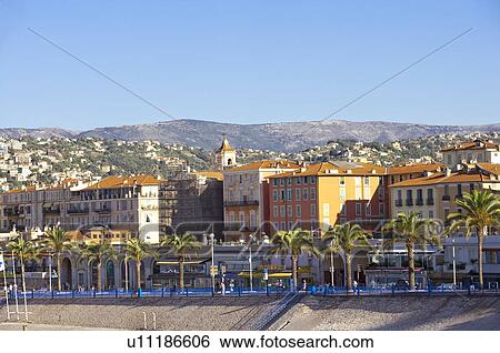 Promenade des Anglais, Nice, Provence-Alpes-Cote d'Azur, France, Europe View Large Photo Image Stock Photograph - Promenade des Anglais, Nice, Provence-Alpes-Cote d'Azur, France, Europe. Fotosearch