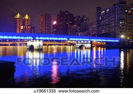 Taiwan, Kaohsiung, Love River View Large Photo Image Stock Photography - Taiwan, Kaohsiung, Love River. Fotosearch