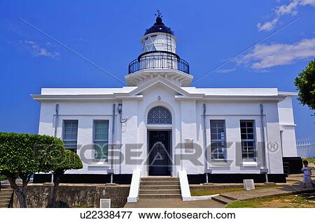 Taiwan, Kaohsiung, Qijin, Lighthouse View Large Photo Image Stock Photo - Taiwan, Kaohsiung, Qijin, Lighthouse. Fotosearch