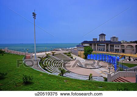 Stock Photography - Taiwan, Kaohsiung, Qijin, Seaside Park. Fotosearch