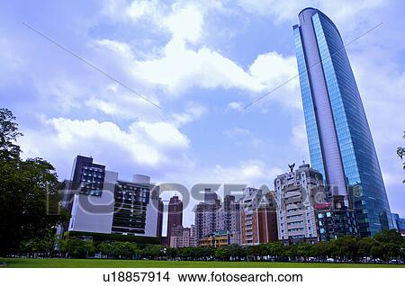 Picture - Taiwan, Taichung, Citizen Square. Fotosearch