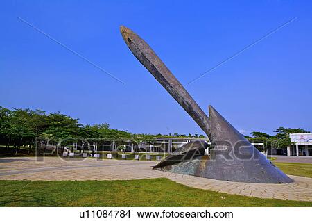 Taiwan, Taichung, Metropolitan Park, Sundial View Large Photo Image Picture - Taiwan, Taichung, Metropolitan Park, Sundial. Fotosearch
