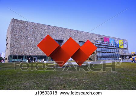 Stock Photo - Taiwan, Taichung, National Taiwan Museum of Fine Arts. Fotosearch