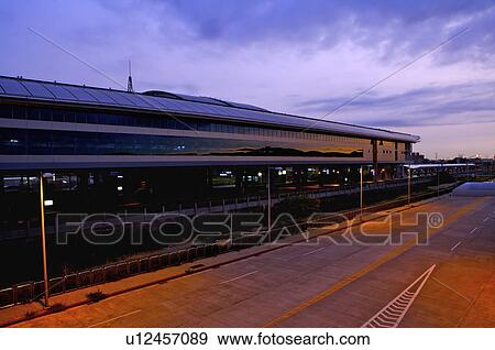Stock Photo - Taiwan, Taichung, New Wuri Station. Fotosearch