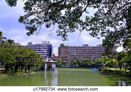 Picture - Taiwan, Taichung, Taichung Park. Fotosearch