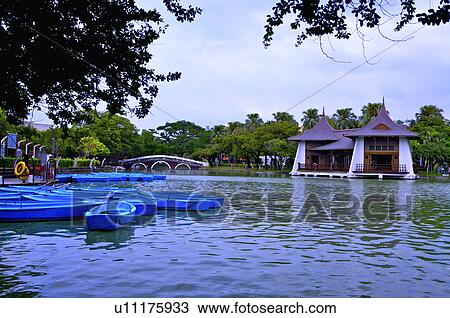 Stock Image - Taiwan, Taichung, Taichung Park. Fotosearch
