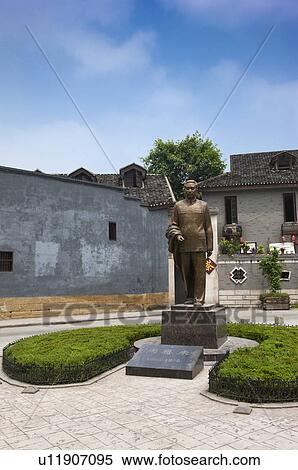 Stock Photography - China, Chongqing, Tsang Ka Yan 50, Zhou Enlai Memorial Hall. Fotosearch