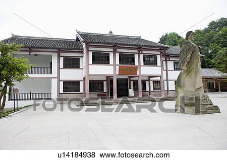 Baoding Mountain Visitor Center in Chongqing, The Dazu Rock Carvings, China View Large Photo Image Stock Photo - Baoding Mountain Visitor Center in Chongqing, The Dazu Rock Carvings, China. Fotosearch