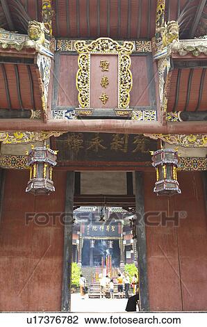 Shengshou Temple in Chongqing, The Dazu Rock Carvings, China View Large Photo Image Stock Image - Shengshou Temple in Chongqing, The Dazu Rock Carvings, China. Fotosearch