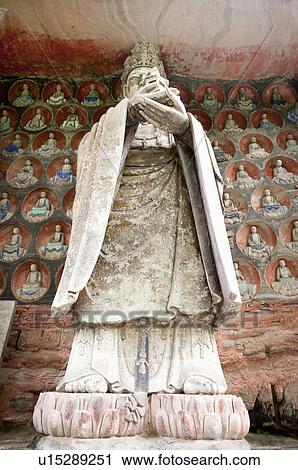 Three Saints of the Avatamsaka School, The Dazu Rock Carvings, Chongqing, China View Large Photo Image Stock Image - Three Saints of the Avatamsaka School, The Dazu Rock Carvings, Chongqing, China. Fotosearch