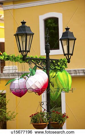 Stock Photograph - China, Macou, City Street. Fotosearch