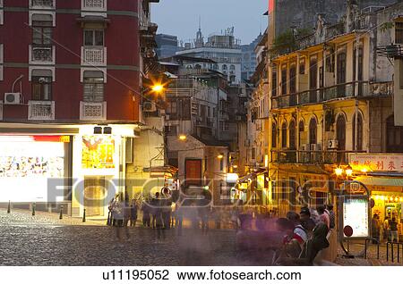 China, Macou, Company Of Jesus Square, UNESCO, World Cultural Heritage View Large Photo Image Stock Image - China, Macou, Company Of Jesus Square, UNESCO, World Cultural Heritage. Fotosearch