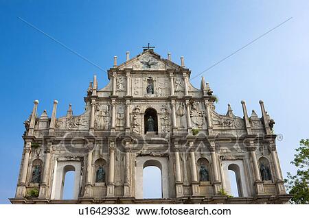 China, Macou, Ruins of Saint Paul's, UNESCO, World Cultural Heritage View Large Photo Image Stock Image - China, Macou, Ruins of Saint Paul's, UNESCO, World Cultural Heritage. Fotosearch