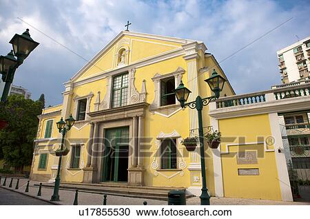 China, Macou, Saint Augustine's Chapel View Large Photo Image Stock Image - China, Macou, Saint Augustine's Chapel. Fotosearch