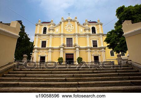 China, Macou, St. Joseph's Seminary, UNESCO, World Cultural Heritage View Large Photo Image Stock Photograph - China, Macou, St. Joseph's Seminary, UNESCO, World Cultural Heritage. Fotosearch
