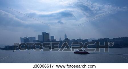 China, Macou View Large Photo Image Stock Photo - China, Macou. Fotosearch