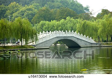 Picture - China, Hubei Province, Wuhan, Wuchang, Donghu. Fotosearch