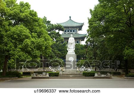 Stock Photo - China, Hubei Province, Wuhan, Wuchang, Donghu. Fotosearch