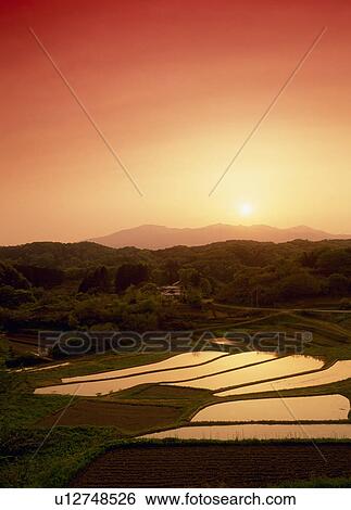 Adatara Mountain and Sunset, Nihonmatsu, Fukushima, Japan View Large Photo Image Stock Photograph - Adatara Mountain and Sunset, Nihonmatsu, Fukushima, Japan. Fotosearch
