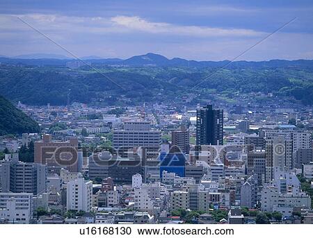 Fukushima City, Fukushima, Japan View Large Photo Image Stock Image - Fukushima City, Fukushima, Japan. Fotosearch