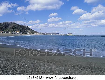 Hattachi Beach, Iwaki, Fukushima, Japan View Large Photo Image Stock Photo - Hattachi Beach, Iwaki, Fukushima, Japan. Fotosearch