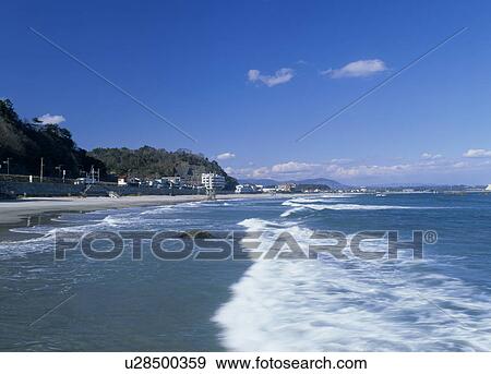 Stock Photo - Nakoso beach, Iwaki, Fukushima, Japan. Fotosearch