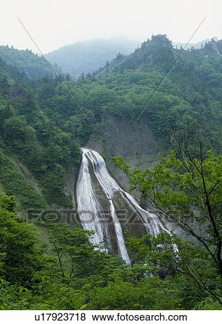 Namekawa Great Falls, Yonezawa, Yamagata, Japan View Large Photo Image Stock Photo - Namekawa Great Falls, Yonezawa, Yamagata, Japan. Fotosearch