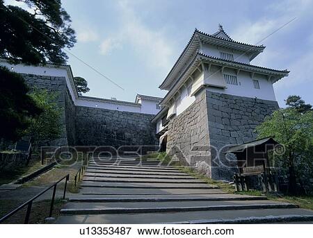 Stock Photo - Nihonmatsu Castle, Nihonmatsu, Fukushima, Japan. Fotosearch