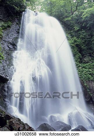 Onogawa Fudo Falls, Kitashiobara, Fukushima, Japan View Large Photo Image Stock Photo - Onogawa Fudo Falls, Kitashiobara, Fukushima, Japan. Fotosearch