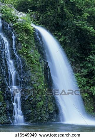 Shirogane Falls, Obanazawa, Yamagata, Japan View Large Photo Image Stock Photo - Shirogane Falls, Obanazawa, Yamagata, Japan. Fotosearch