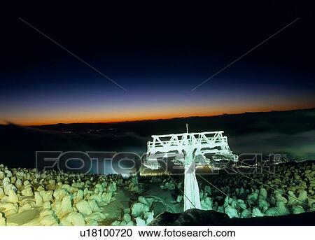 Stock Image - Snow Monster, Yamagata, Yamagata, Japan. Fotosearch