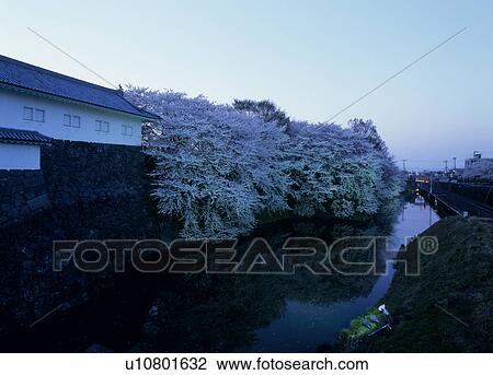 Stock Image - Yamagata Castle, Yamagata, Yamagata, Japan. Fotosearch