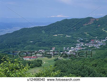 Stock Image - Zao Onsen, Yamagata, Yamagata, Japan. Fotosearch