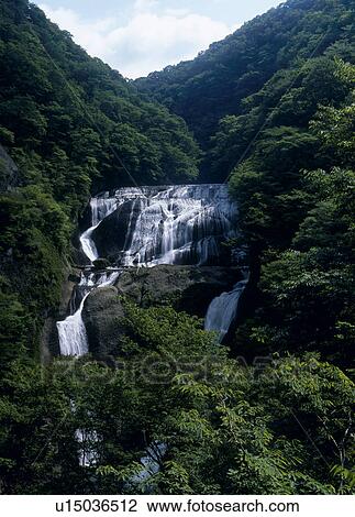 Fukuroda Falls, Daigo, Ibaraki, Japan View Large Photo Image Stock Image - Fukuroda Falls, Daigo, Ibaraki, Japan. Fotosearch