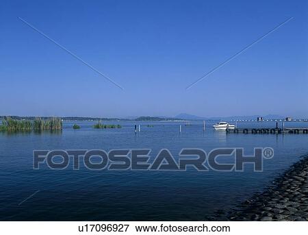 Stock Photo - Lake Kasumigaura, Namegata, Ibaraki, Japan. Fotosearch