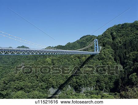 Ryujin Suspension Bridge, Hitachiota, Ibaraki, Japan View Large Photo Image Stock Photograph - Ryujin Suspension Bridge, Hitachiota, Ibaraki, Japan. Fotosearch